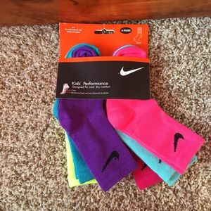 nike socks colored swoosh